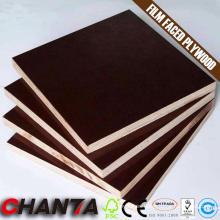 1220X2440 WBP melamina álamo marrón negro laminado laminado hoja impermeable